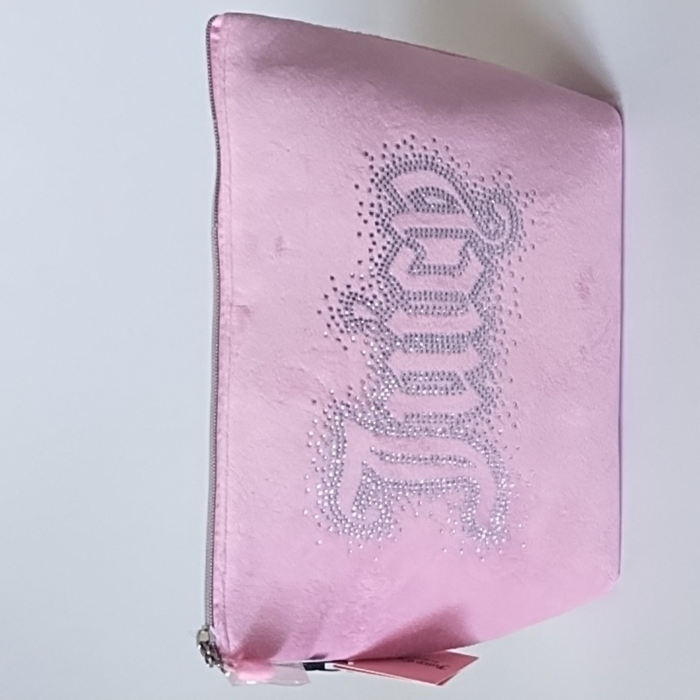 🤍Juicy Couture🩷 Velour Travel Cosmetic Bag
